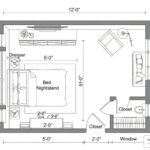 bedroom floor plan