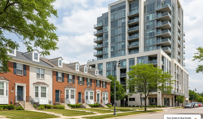 difference between condo and townhouse
