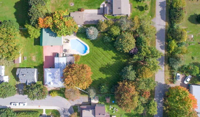 drone real estate photography