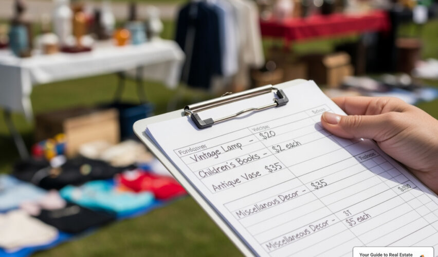 free garage sale pricing list