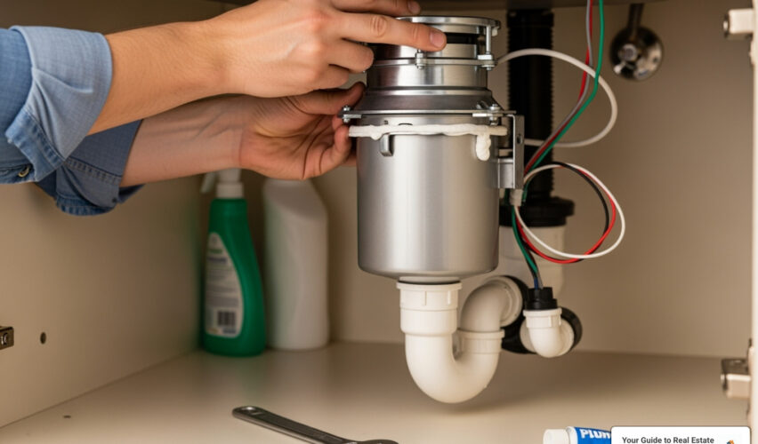 garbage disposal installation